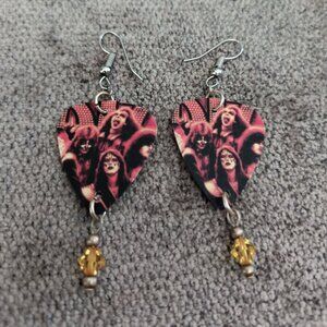 KISS GROUP GUITAR PICK EARRINGS